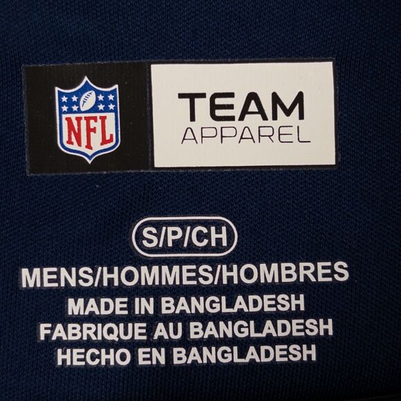 New England Patriots NFL Team Apparel Shirt Small Quarter Zip Football Pullover - Picture 7 of 10